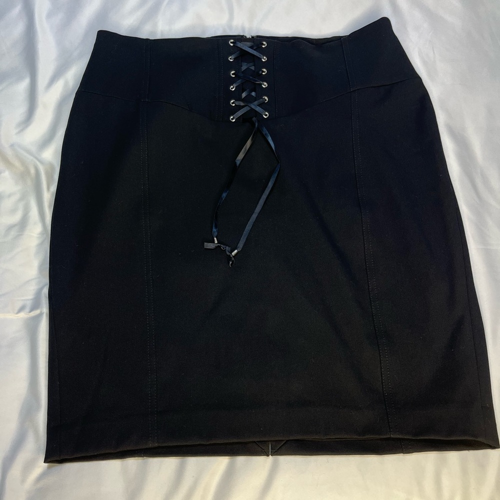 NWT Express Womens High Waisted Corset Pencil Skirt - Size 12